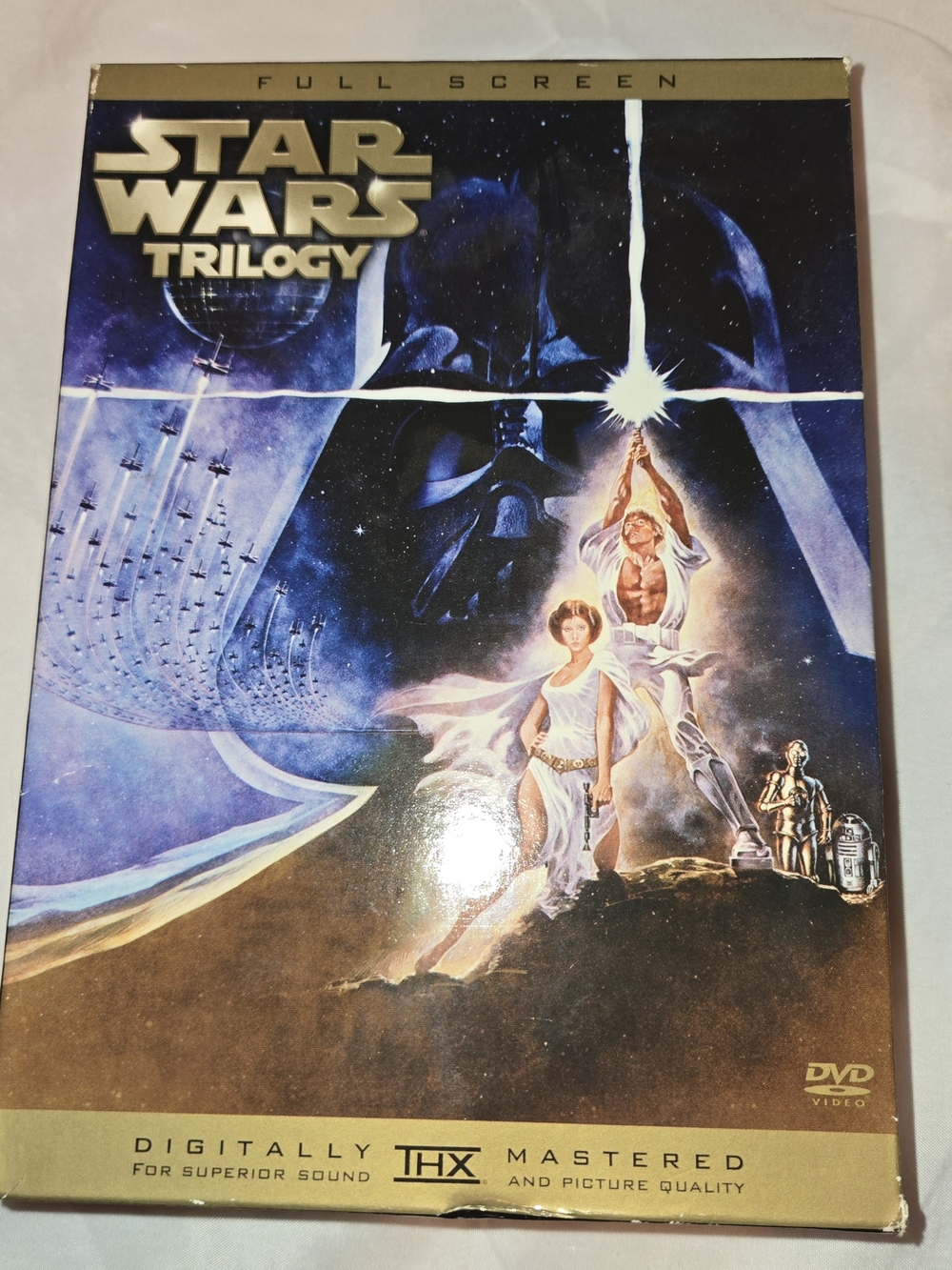 Star Wars Trilogy DVD Set - Gold/Blue Artwork